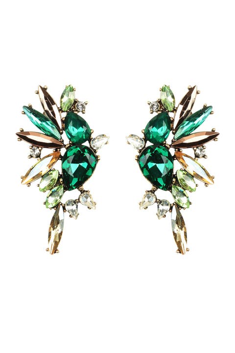 Art Gala Glass Crystal Earrings