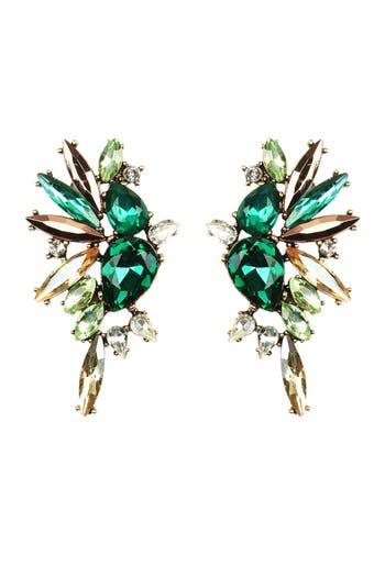 Eye Candy Los Angeles Art Gala Glass Crystal Earrings In Multi