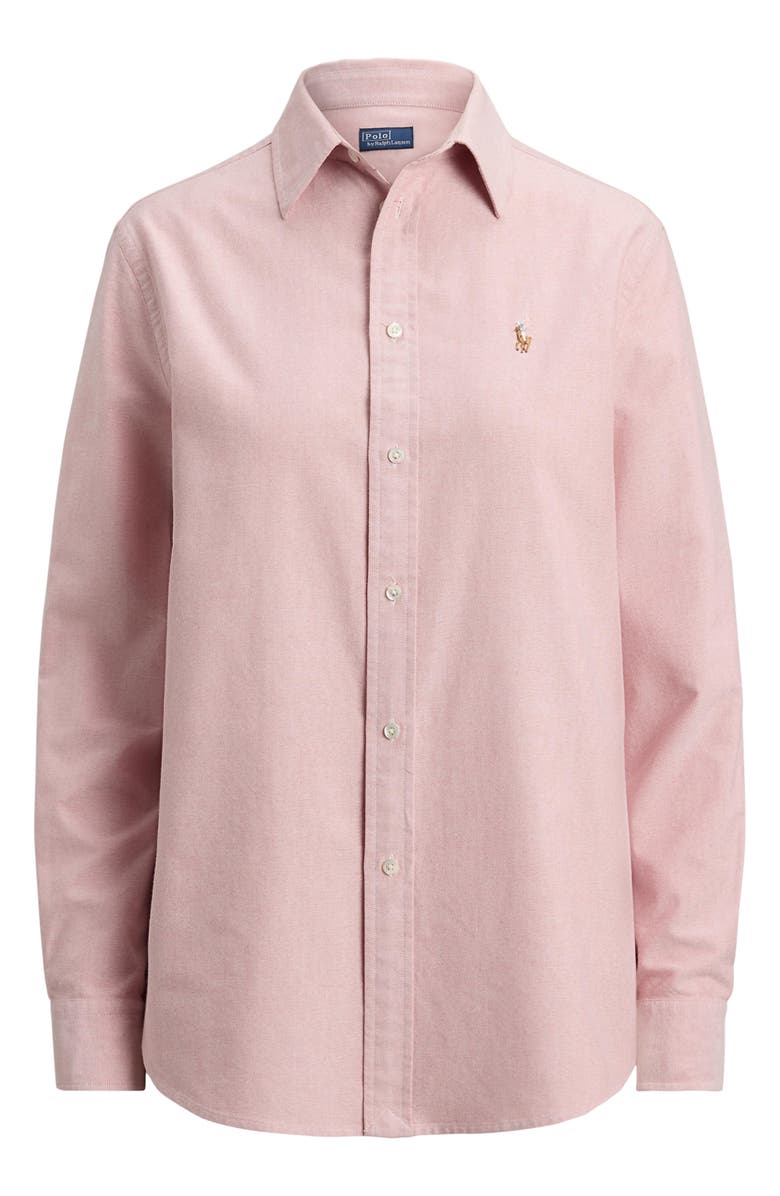 Polo Ralph Lauren Oxford Cotton Button-Up Shirt, Alternate, color, Adirondack Berry