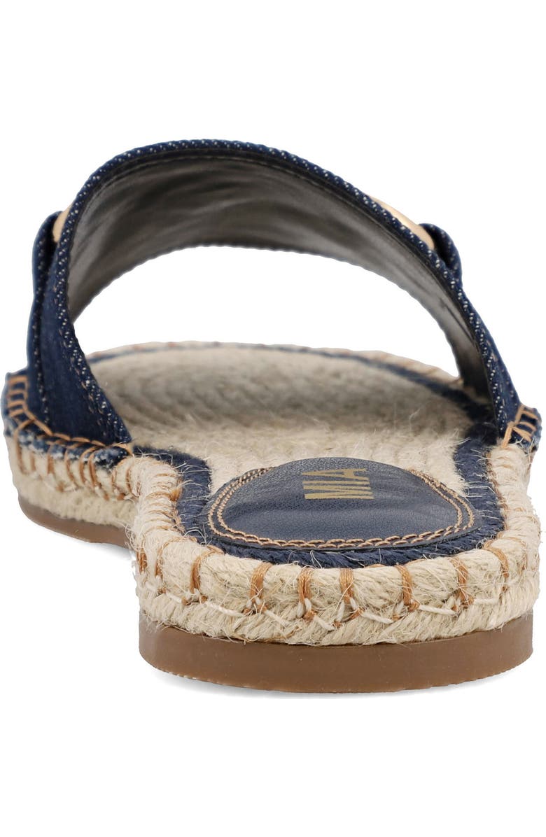 MIA Cadiz Espadrille Slide Sandal, Alternate, color, Navy Denim