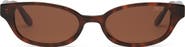 DEZI Gia Rectangular Gradient Sunglasses