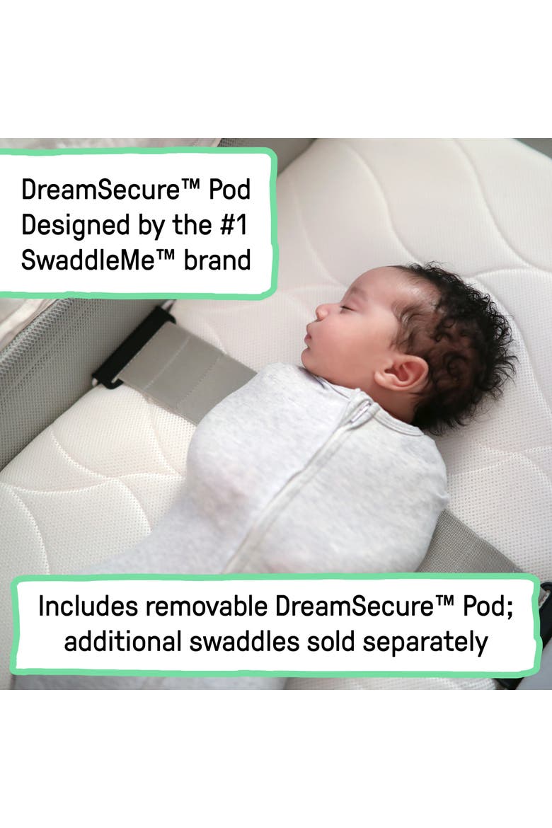 DreamSecure 2-in-1 Co-Sleeping Bassinet, Alternate, color, WHITE