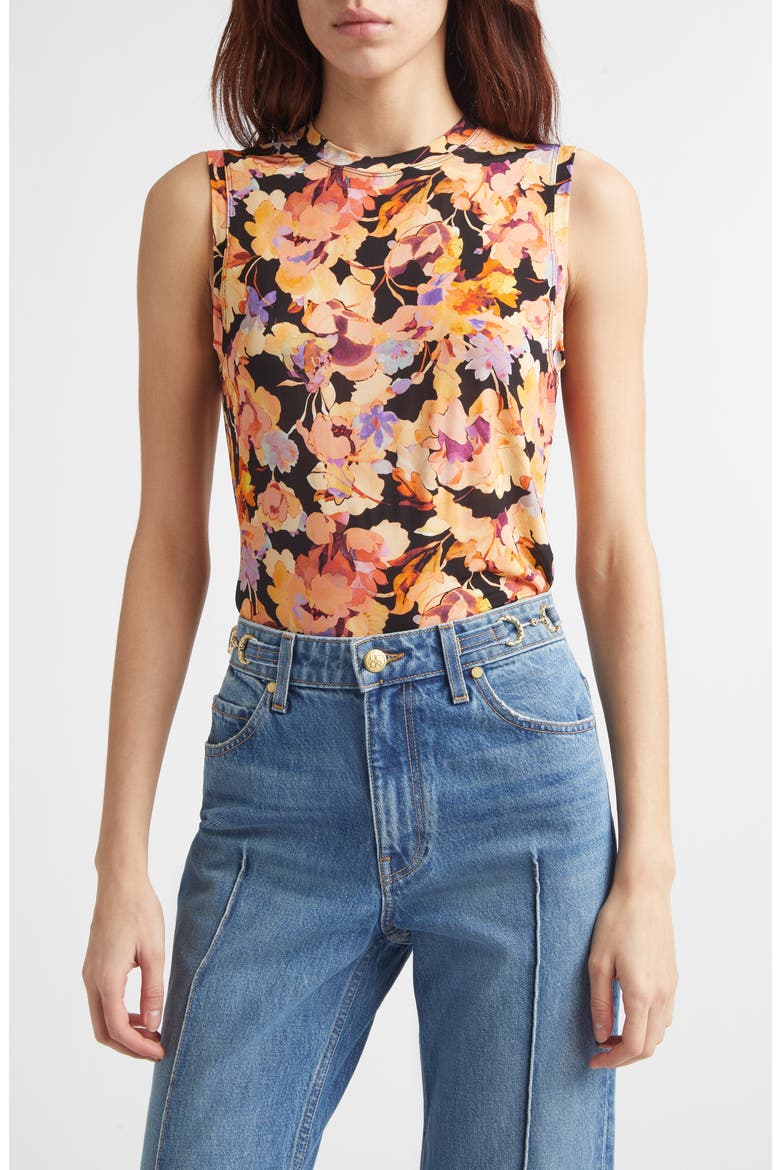 Ines Sleeveless Top, Main, color, NIGHT BLOOM