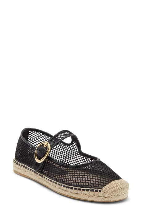Stuart Weitzman Benni Espadrille Mary Jane Flat