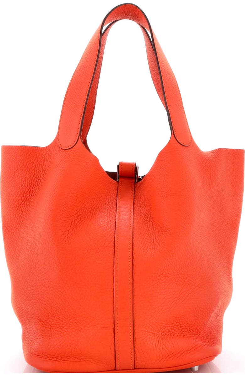 Pre-Owned Hermes Picotin Lock Bag Clemence GM, Alternate, color, Feu