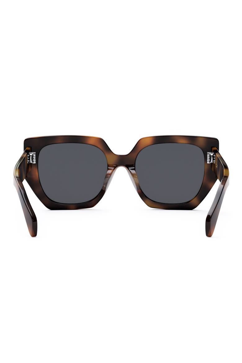 Triomphe 55mm Butterfly Sunglasses, Alternate, color, BLONDE HAVANA / SMOKE