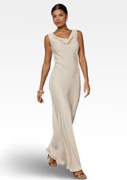 Maids to Measure Pandy Satin Cowl Bridesmaid Dress