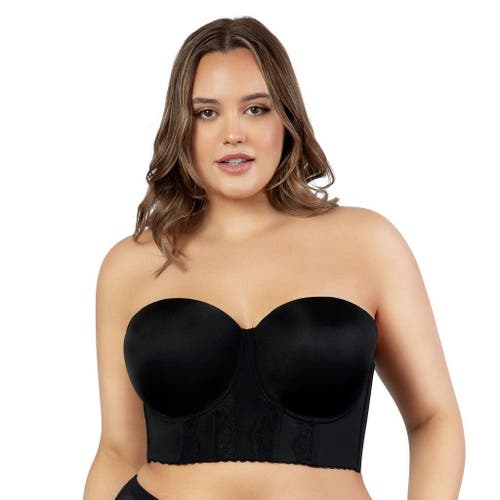 Parfait Elissa Full Busted Strapless Bustier In Black