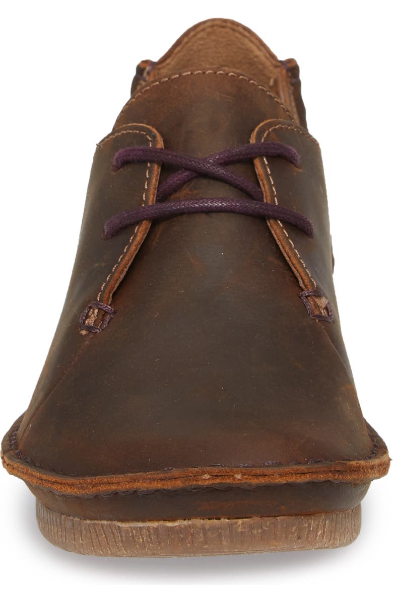 Clarks<sup>®</sup> Janey Mae Flat, Alternate, color, Beeswax Leather