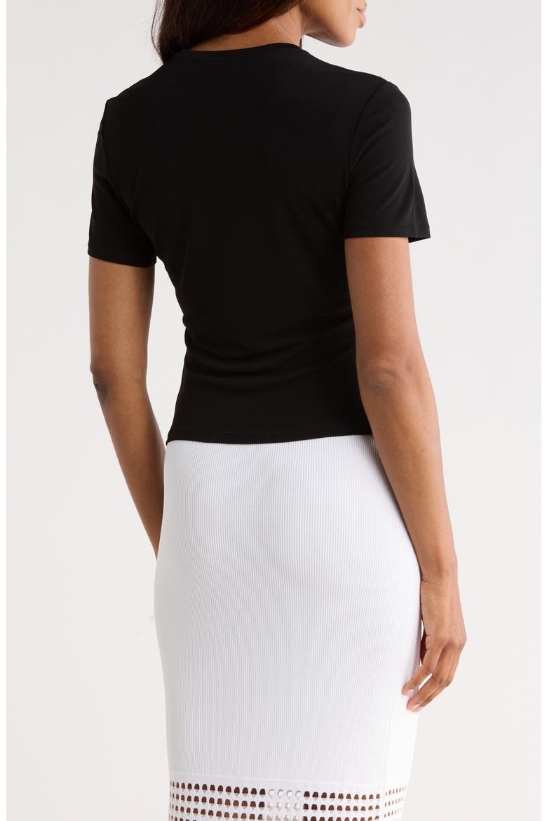 Crewneck Crop T-Shirt, Alternate, color, BLACK