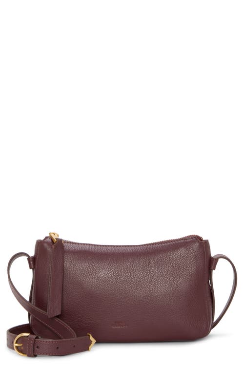 Vince Camuto Noemi Leather Crossbody Bag In Brown