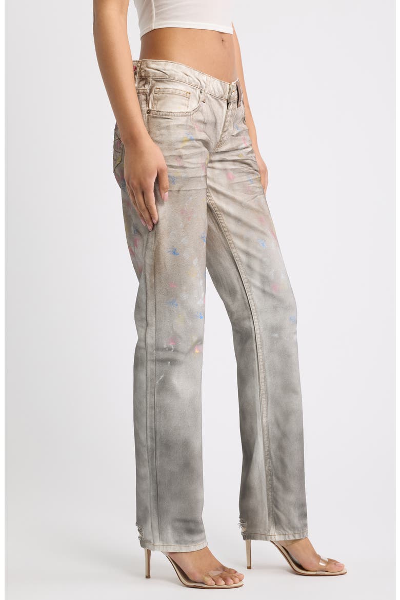 Rider Low Rise Wide Leg Jeans, Alternate, color, MULTI