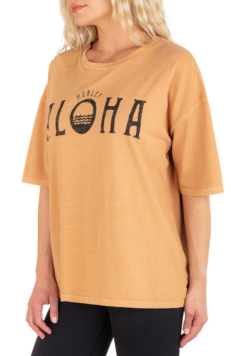 Hurley Aloha Boyfriend Graphic Tee, Alternate, color, 