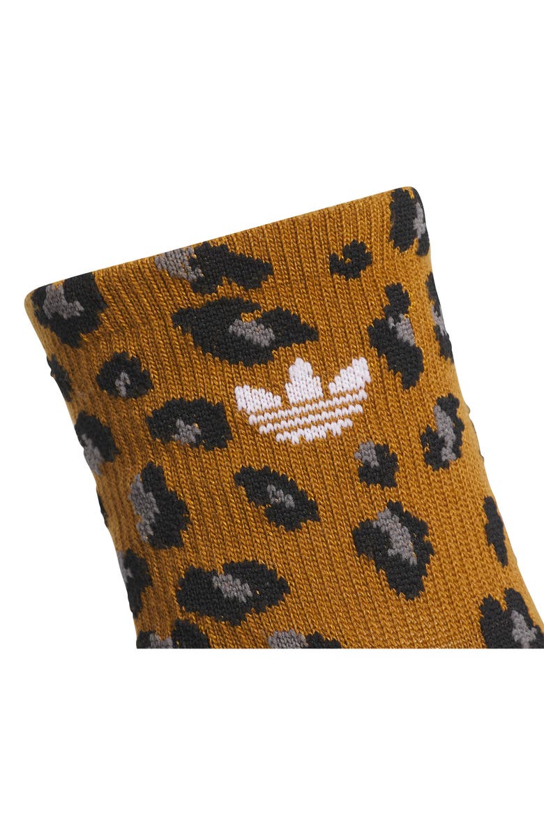 adidas Originals Assorted 3-Pack Crew Socks, Alternate, color, Light Brown