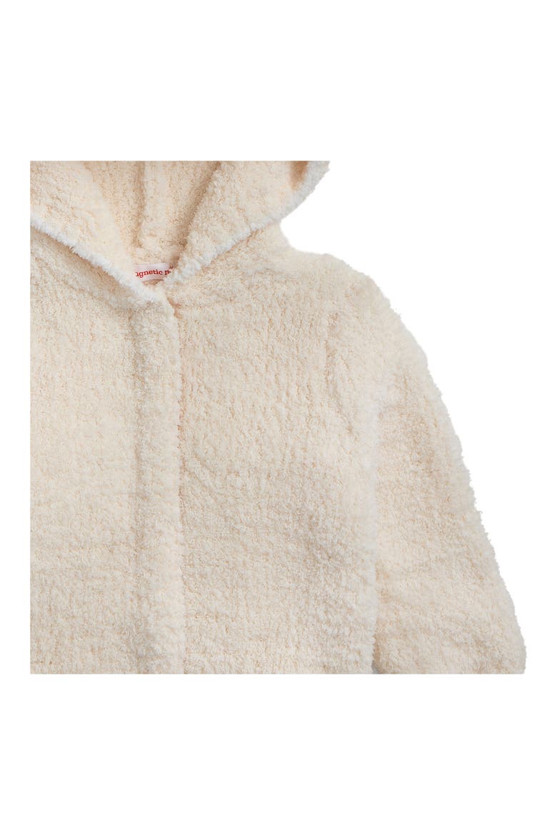 Hooded Chenille Cardigan, Alternate, color, WHITE
