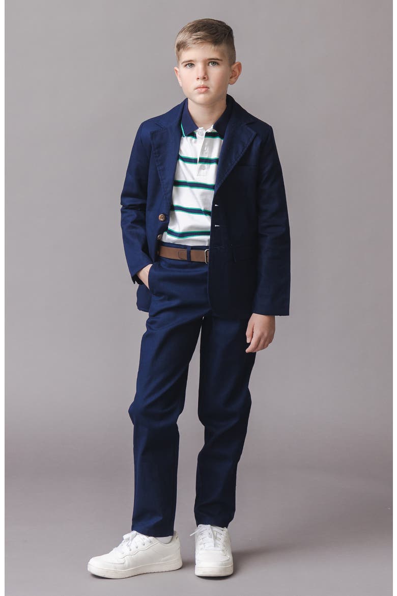 Linen Suit Pant, Alternate, color, Navy Linen