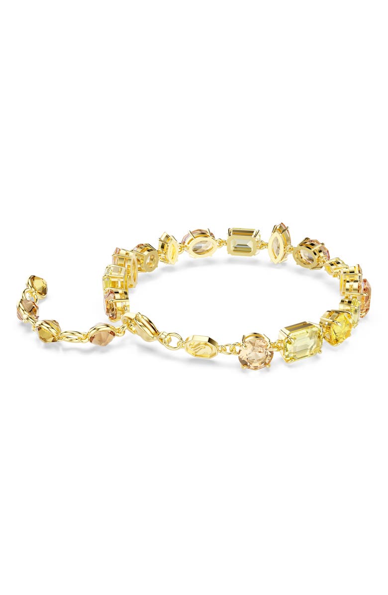 Swarovski Gema Mixed Cut Crystal Bracelet, Alternate, color,