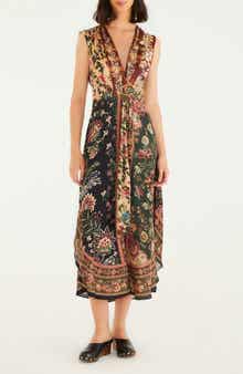 FARM Rio Winter Garden Mix Sleeveless Sundress