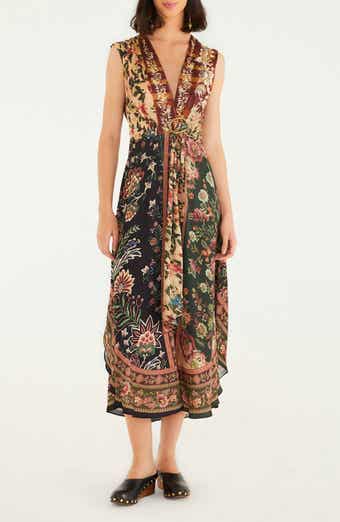 FARM Rio Winter Garden Mix Sleeveless Sundress
