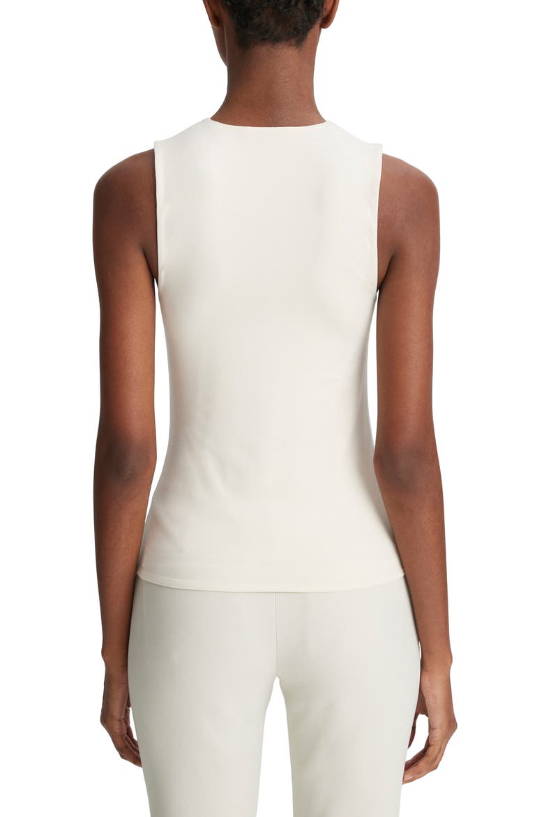Sleeveless Fitted Top, Alternate, color, FEATHER