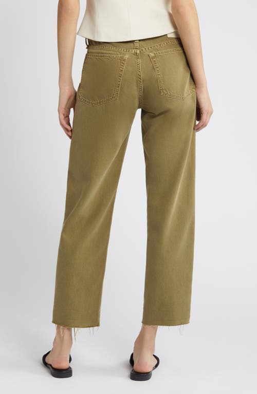 RAG & BONE RAG & BONE FEATHERWEIGHT DRE RAW HEM LOW RISE BAGGY WIDE LEG PANTS 