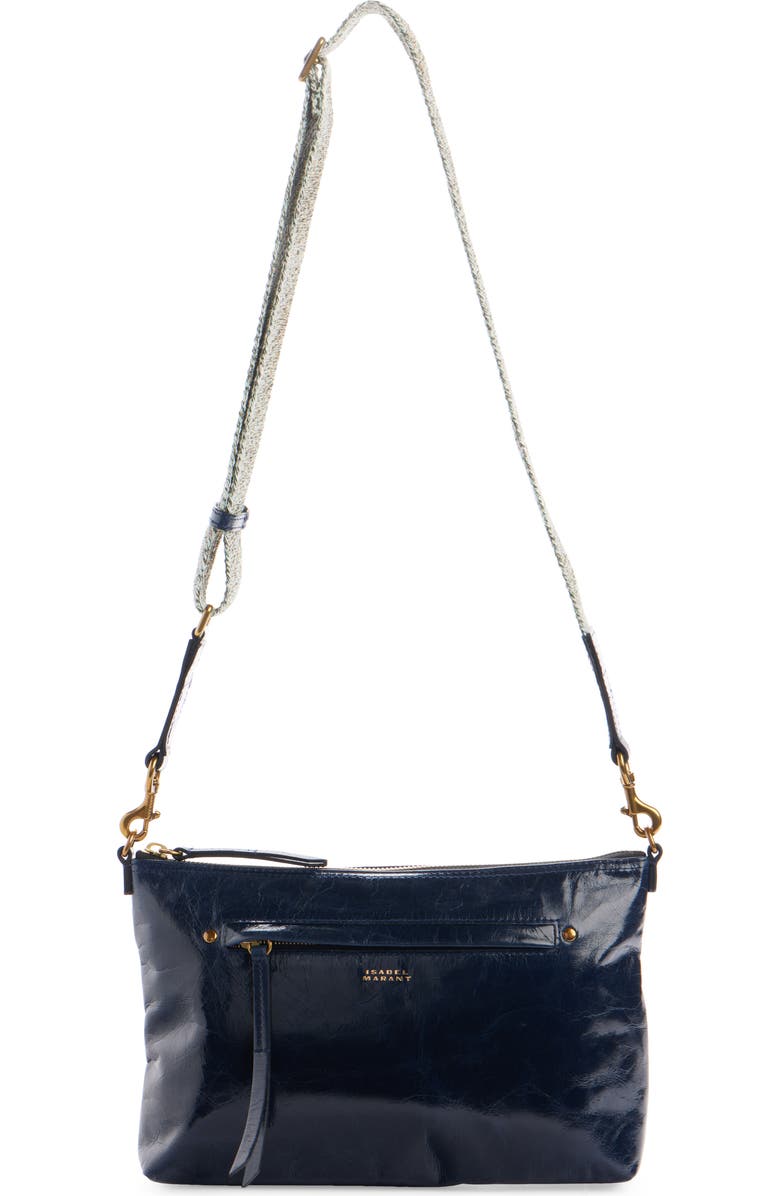 Isabel Marant Nessah Leather Crossbody Bag, Alternate, color,