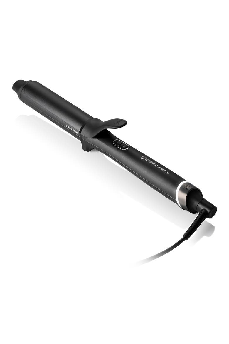 Chronos Curve Grand Curling Iron, Main, color, BLACK