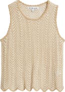 CITY BLUES Open Stitch Sweater Tank