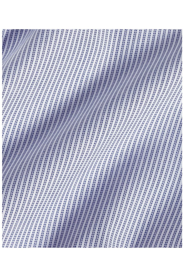 Slim Fit Micro Check Stretch Cotton Dress Shirt, Alternate, color, NAVY/ WHITE