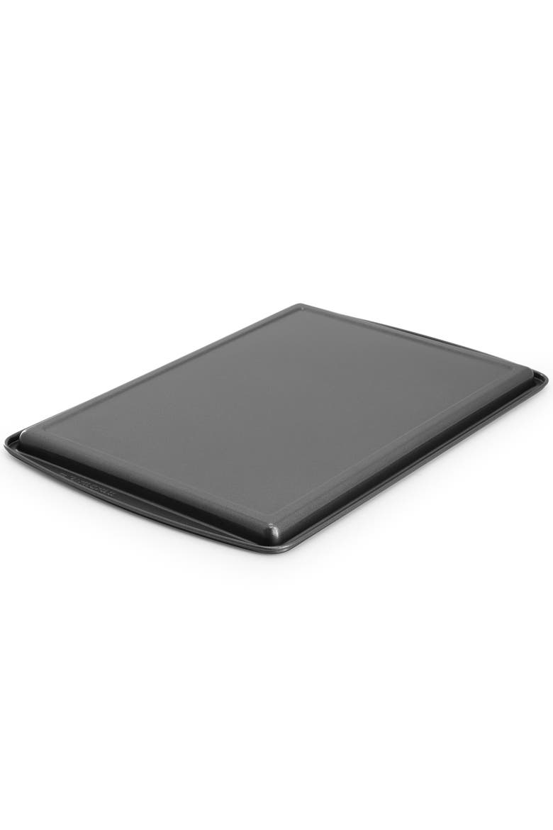 Love To Bake Nonstick Steel Jelly Roll 3 Piece Baking Sheet Set, Alternate, color, Grey