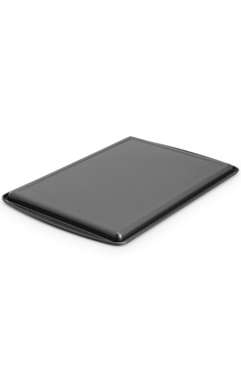 Gibson Home Love To Bake Nonstick Steel Jelly Roll 3 Piece Baking Sheet Set, Alternate, color, Grey