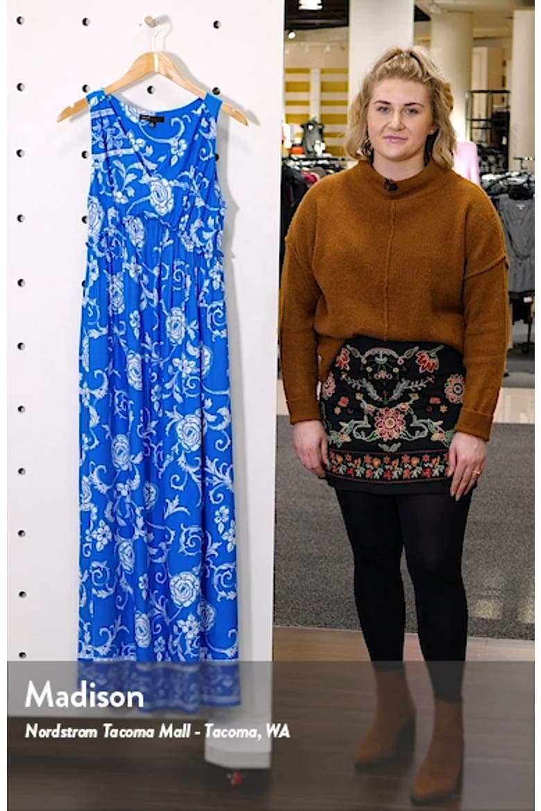 x Hi Sugarplum! Amalfi Border Maxi Dress video