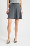 Caslon® Wool Blend Miniskirt