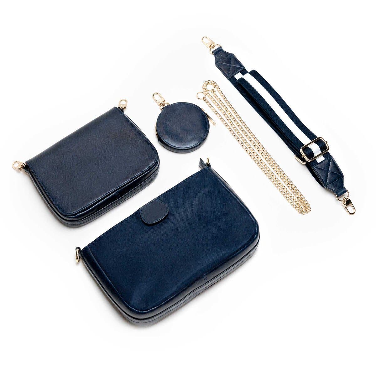 LUSSO New York Yankees Rianna Multi Pouchette Bag, Alternate, color, Navy