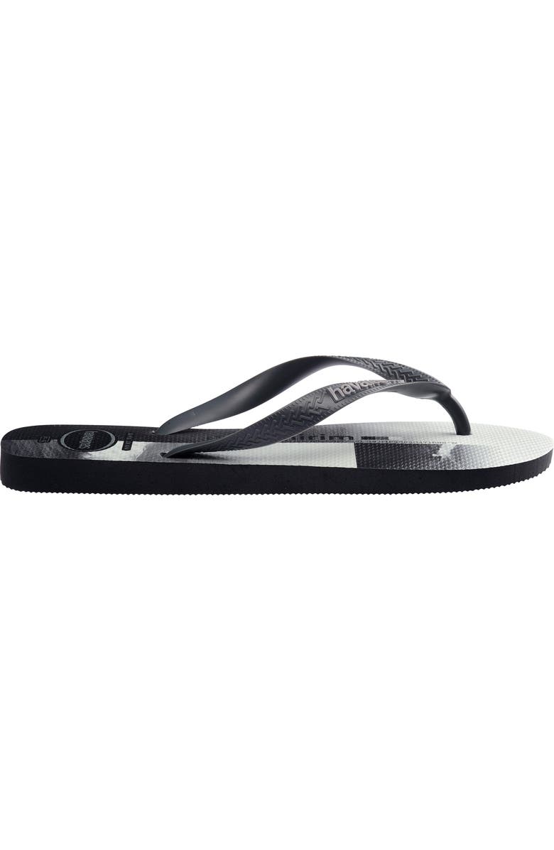 Havaianas Top Surfer Flip Flop, Alternate, color, New Graphite / New Graphite