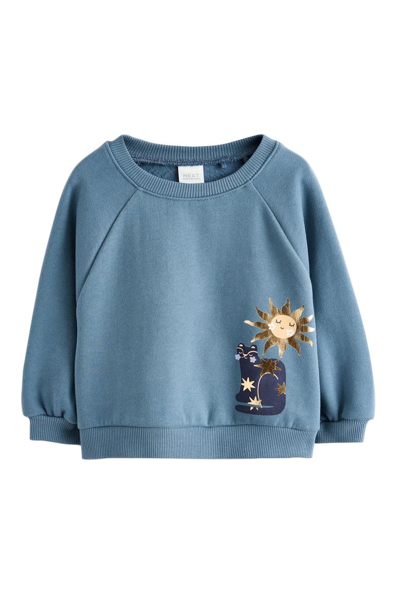 Kids' Graphic Sweatshirt, Main, color, BLUE