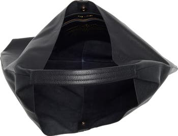 Violet Leather Hobo Bag