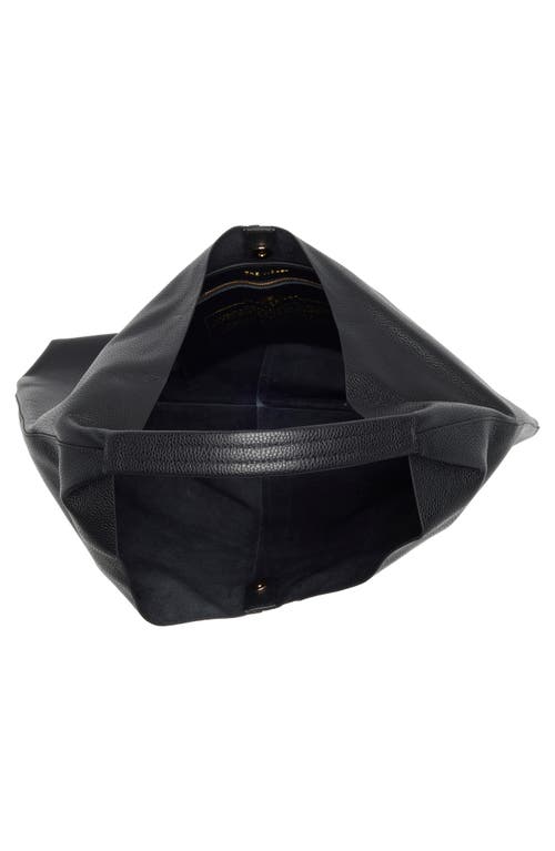 Kurt Geiger London Violet Leather Hobo Bag In Black