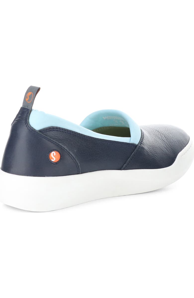 Softinos by Fly London Slip On Sneaker, Alternate, color, Navy Smooth Leather