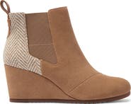 TOMS Bailey Herringbone Wedge Bootie