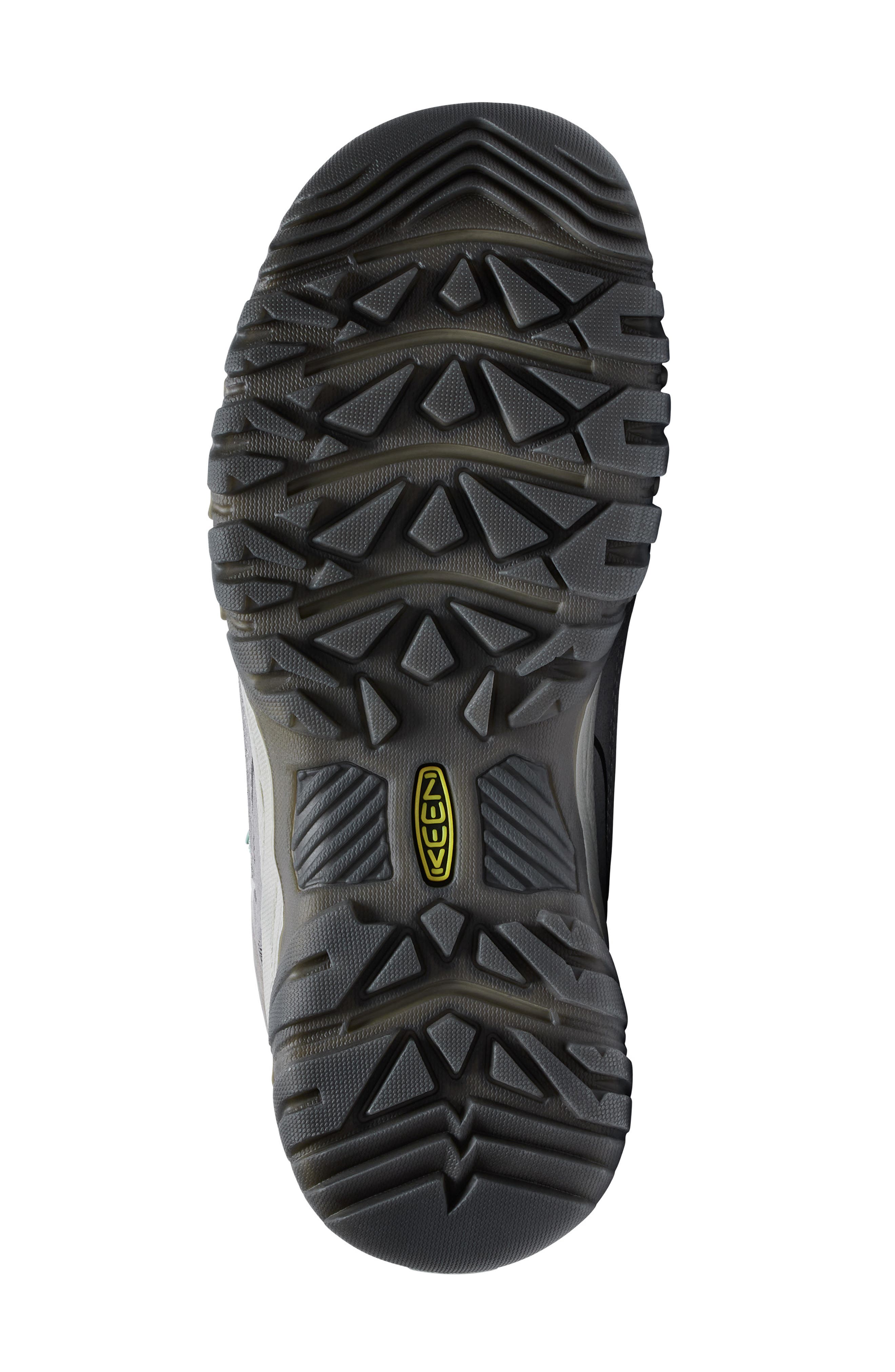 KEEN Targhee IV Waterproof Mid Hiking Shoe, Alternate, color, Alloy/ Granite Green