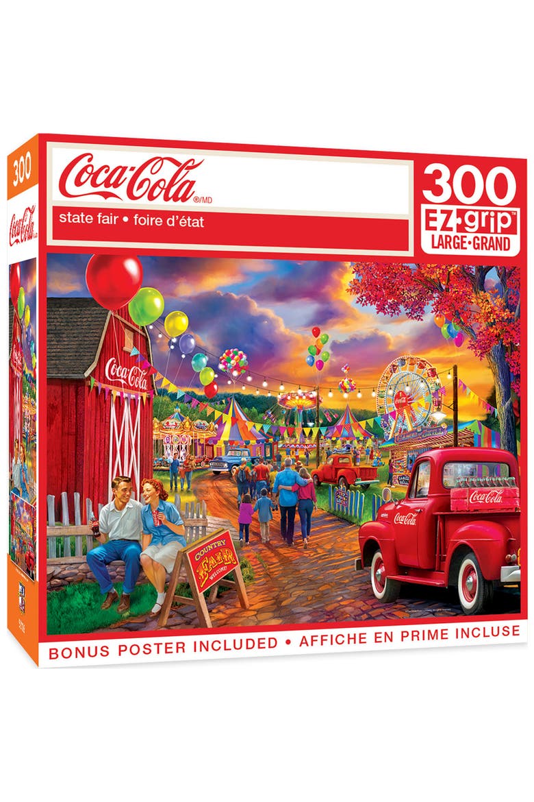 Coca-Cola State Fair 300 Piece Puzzle, Main, color, Multicolor