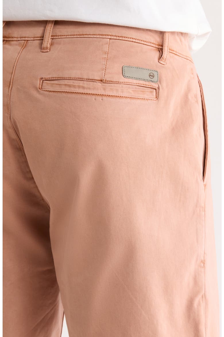 Wanderer 8.5-Inch Stretch Cotton Chino Shorts, Alternate, color, SULFUR FADED SALMON