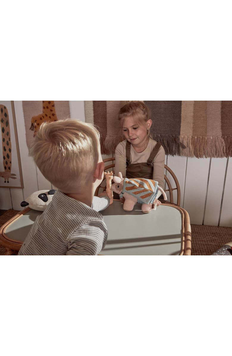 OYOY Hugo Mini Pig, Alternate, color, Rose