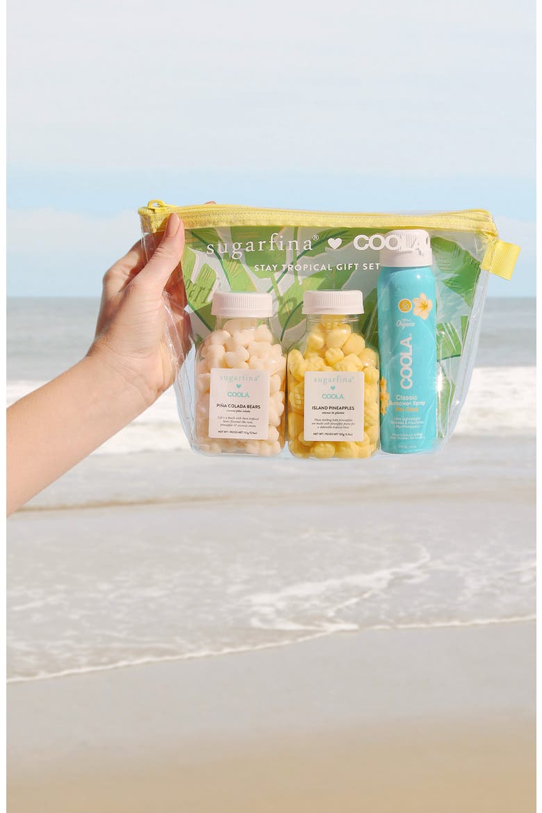 x COOLA® Stay Tropical Gift Set, Alternate, color, BLUE