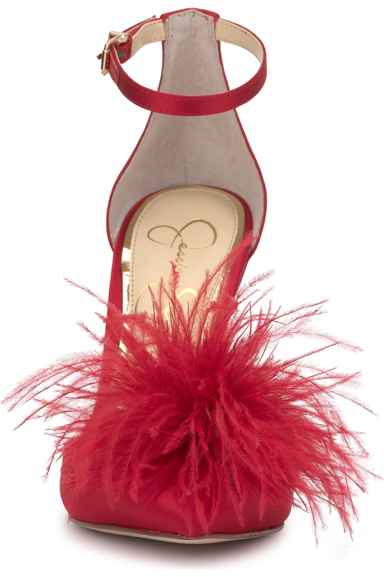 Jessica Ragg Jessica Simpson Wolistie Pompom Stiletto Sandal (Women) | Nordstromrack