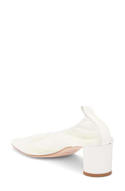 Reformation Betsy Illusion Mesh Pump In White