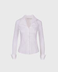 Anne Fontaine Christie Double Collar Shirt