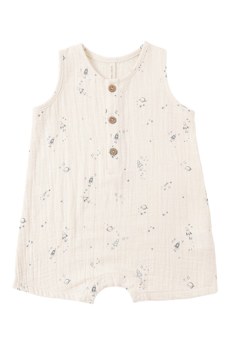 Jack Space Romper, Main, color, NATURAL