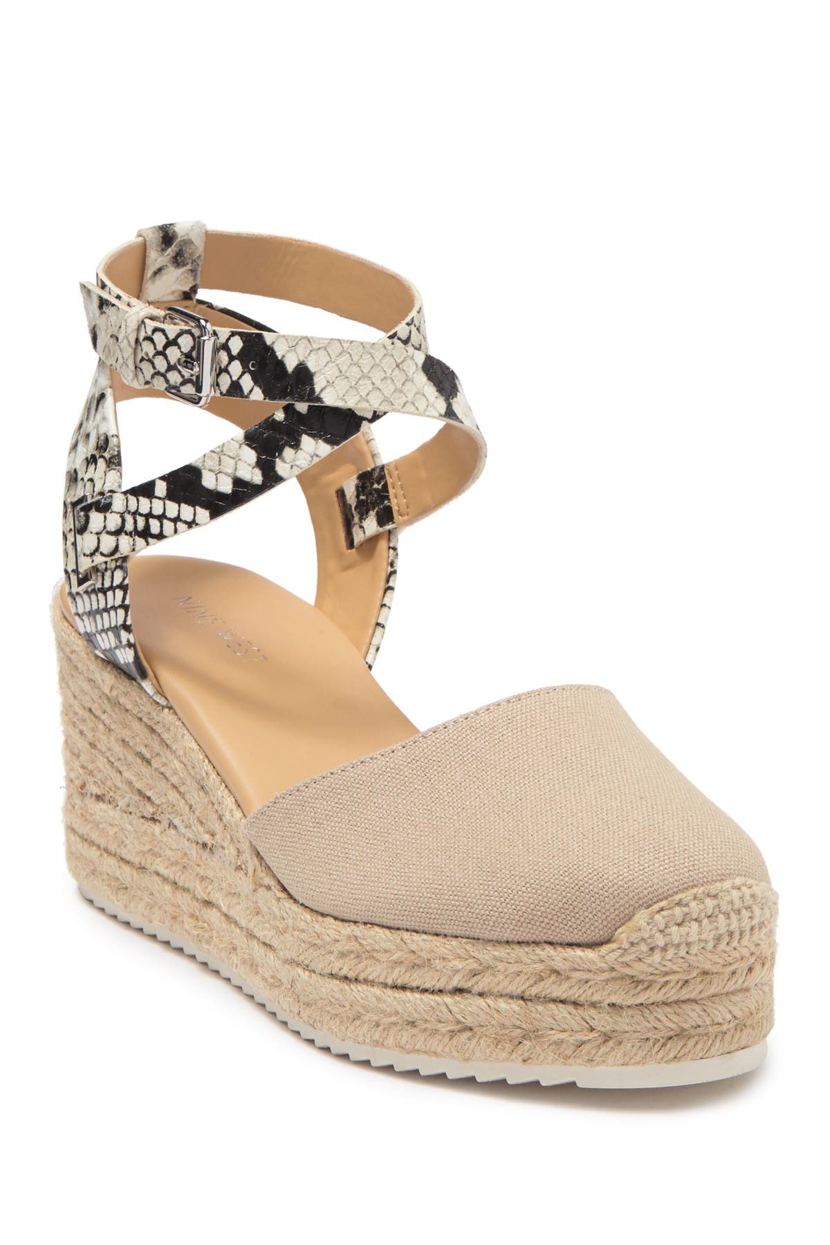 Nine West Ava Espadrille Wedge Sandal, Main, color, 